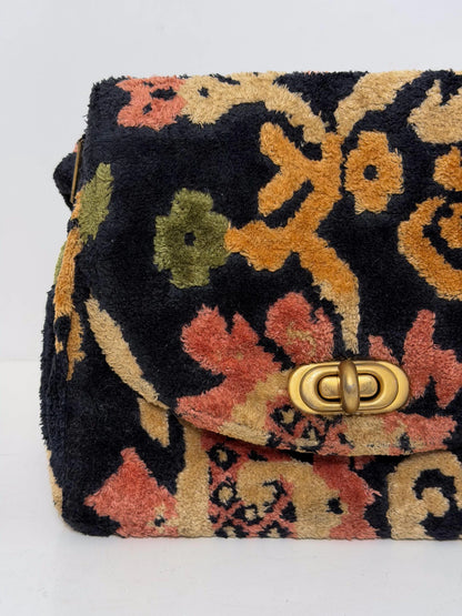 Vintage Floral Carpet Shoulder Bag