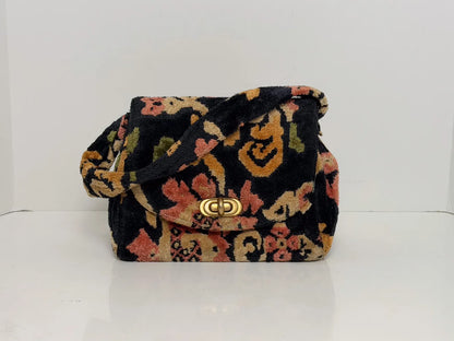 Vintage Floral Carpet Shoulder Bag